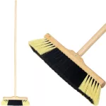 Seprű Geco Z30R, 300 mm, fa, 1200 mm menetes nyéllel, 34 cm