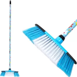 Seprű, MagicHome B6144, kék, 280 mm, 120 cm fém nyél