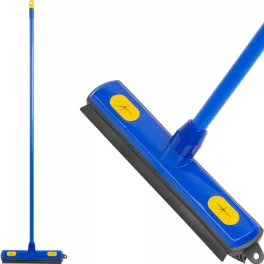  Seprű, Neco 20-0020-11, 300 mm, szürke, gumisörtékkel és lehúzóval, 126 cm nyéllel