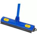 Seprű, Neco 20-0020-11, 300 mm, szürke, gumisörtékkel és lehúzóval, 126 cm nyéllel