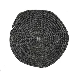   Kályhaajtó tömítőzsinór, Strend Pro, 250 cm, 1,2 x 1,2 cm, grafit, lapos, üveg alá és ajtókhoz, kandallóhoz és kályhához, megbízható tömítés