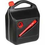 Műanyag kanna, 10 l, PHM, fekete