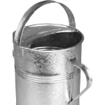 Kerti locsolókanna, Kovotvar KKG, szürke, 5 l, horganyzott, fém, öntözőrózsával