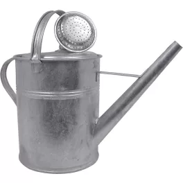   Kerti locsolókanna, Kovotvar KKG, szürke, 9 l, horganyzott, fém, öntözőrózsával