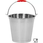 Vödör Strend Pro, 10 literes, rozsdamentes acél