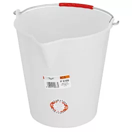   Festővödör, Ics, 12 l, fehér, PVC, 28 cm átmérő, 28 cm magass, 21 cm alsó átmérő (254281)