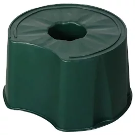   Esővízgyűjtő tartályállvány, ICS M150001V Ecotank, zöld, 210–300 l tartályhoz, kör alakú, műanyag, UV-álló, fagyálló