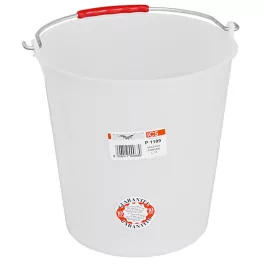   Festővödör, Ics, 15 l, fehér, PVC, 31 cm átmérő, 30 cm magas, 22 cm alsó átmérő (254317)