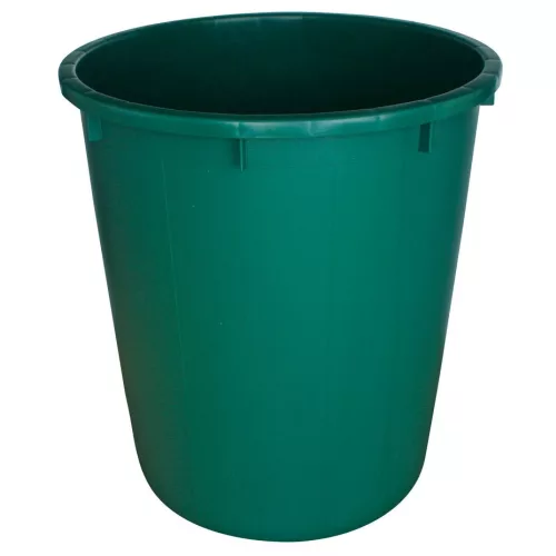 Esővízgyűjtő tartály, ICS Ecotank M150505V, zöld, 500 l, kör alakú, műanyag, UV-álló, fagyálló, magasság: 104 cm, átmérő: 82 cm