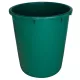 Esővízgyűjtő tartály, ICS Ecotank M150505V, zöld, 500 l, kör alakú, műanyag, UV-álló, fagyálló, magasság: 104 cm, átmérő: 82 cm