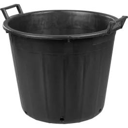  Edény ICS P134061, 100 liter, 60 cm, kerek, perforált alj, lyukakkal, 2 fogantyúval, magasság 51 cm