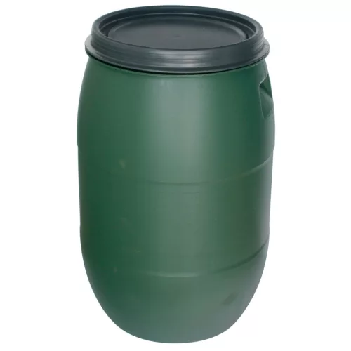 Hordó Pannon Rainbarel 220 liter, 465 mm, zöld esővízgyűjtő hordó, HDPE