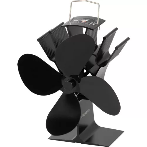 Strend Pro álló kandalló ventilátor, 4 lapátos, hőmeghajtású