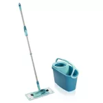 Felmosó szett, Leifheit 52120 Clean Twist M Ergo, vödörrel, forgó csavaró rendszer, Super Soft felmosófej, kíméletes fapadlókhoz, 360°-os csukló