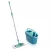 Felmosó szett, Leifheit 52120 Clean Twist M Ergo, vödörrel, forgó csavaró rendszer, Super Soft felmosófej, kíméletes fapadlókhoz, 360°-os csukló