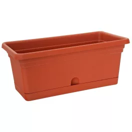   Virágcserép ICS MELISSA, 40x20x16 cm, 6 liter, virágláda, alátéttel