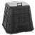 Komposztáló, Prosperplast, Evoblack, fekete, 420 l, 88,5 x 88,5 x 80 cm, felső fogantyúval, alsó ürítőajtóval, egyszerű összeszerelés