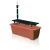 Virágcserép BALCONY CAN ISBT5CAN, 19x50x16 cm, 7,5 liter, öntözőrendszerrel, terrakotta