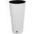 Rattan virágcserép, Prosperplast Rato Tubus 400, fehér, átmérő: 40 cm, magasság: 76,3 cm, betéttel, 35 / 64 l, rattan hatású, kerek