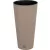 Rattan virágcserép, Prosperplast Rato Tubus 400, mokka, átmérő: 40 cm, magasság: 76,3 cm, betéttel, 35 / 64 l, rattan hatású, kerek