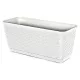 Rattan virágláda, Prosperplast Ratolla P, barna, 49,2 x 17,2 cm, magasság: 17,4 cm, alátéttel, 12 l, rattan hatású