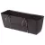 Rattan virágláda, Prosperplast Ratolla Case PW 500, barna, 49,2 x 17,2 cm, magasság: 17,4 cm, alátéttel, 12 l, rattan hatású, korlátra akasztható