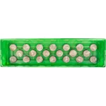 Mini palántázó Strend Pro Herrison MG-028, 20 kókusz pellettel, 55x16x7 cm