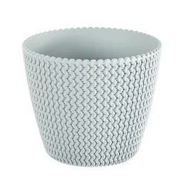 Virágcserép SPLOFY, 218/184 mm, 5,0 liter, fehér