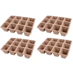 Palántázó Strend Pro Herrison P1002, papír, 12 palánta, csomag 4 db, 210x170x45 mm