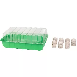   Mini palántázó Strend Pro Herrison MG-029, 28 kókusz pellettel, 36x22x7 cm