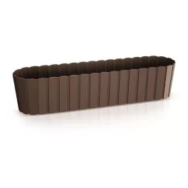 Virágcserép BOARDEE Case, 587x144x130 mm, barna