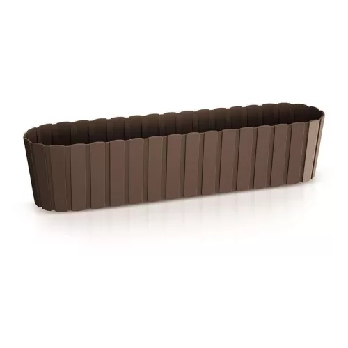 Virágcserép BOARDEE Case, 587x144x130 mm, barna
