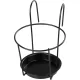 Tartó BUMETA Extra strong, akasztó, fém, virágtartóhoz, korlátra, alátéttel, 15 cm