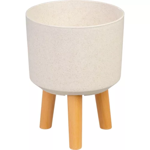Virágcserép Strend Pro, White Weath Finish színű, 20x20x26 cm