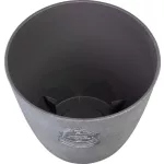 Műanyag virágcserép, Strend Pro Garden, szürke, átmérő: 28,5 cm, magasság: 26 cm, 10,5 l, kerek
