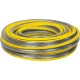 Kerti locsolótömlő, Strend Pro Garden Anti-torsion Plus, sárga/szürke, 1/2", 15 m, 30 bar, többrétegű PVC, UV-álló, csavarodásmentes