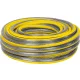 Kerti locsolótömlő, Strend Pro Garden Anti-torsion Plus, sárga/szürke, 1/2", 25 m, 30 bar, többrétegű PVC, UV-álló, csavarodásmentes