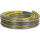 Kerti locsolótömlő, Strend Pro Garden Anti-torsion Plus, szürke/sárga, 3/4", 10 m, 25 bar, többrétegű PVC, UV-álló, csavarodásmentes