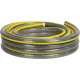 Kerti locsolótömlő, Strend Pro Garden Anti-torsion Plus, szürke/sárga, 3/4", 15 m, 25 bar, többrétegű PVC, UV-álló, csavarodásmentes