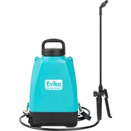   Akkumulátoros permetező, Evika EJ80S, 8 l, kék, 10,8 V, Li-Ion, vízálló kapcsoló, rozsdamentes fém rúd, beépített rúdtartó, háti hevederes