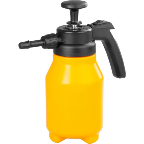 Kézi permetező, Kingjet Ultra, 2 liter, sárga, állítható fúvókával, beltéri és kültéri használatra, praktikus nyomásos kialakítás