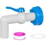 Strend Pro kerti szelep, 1"- 90°, 32 mm, IBC tartályszűkítővel, PVC