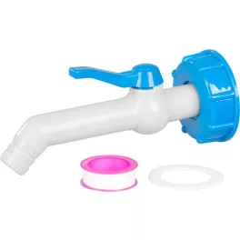   Strend Pro kerti szelep, 3/4"- 45°, 193 mm, IBC tartályszűkítővel, PVC