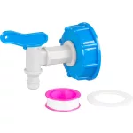 Strend Pro kerti szelep, 3/4", 16 mm, IBC tartályszűkítővel, PVC