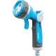 Kerti locsolópisztoly, Aquacraft ErgoPLUS Multi-Jet 770480, kék/fekete, 3 funkciós, állítható vízáram, fémházas