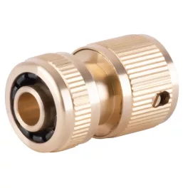   Gyorscsatlakozó Strend Pro, sárgaréz, 1/2", kerti, tömlőhöz