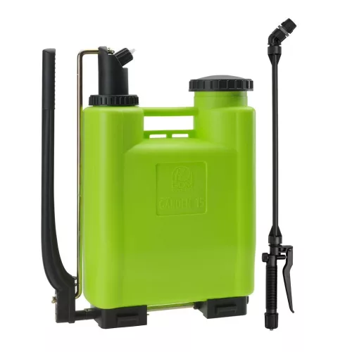 Háti permetező, Dimartino Garden 15, 14,25 liter, zöld, nyomásszabályzós, állítható fúvókás, ergonomikus kialakítású