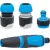 Kerti locsolófej, Aquacraft 550390 SoftTouch, kék/fekete, 1/2", tekerhető, állítható vízáram, kerti öntözéshez, műanyag, csatlakozókkal