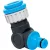 Adapter AQUACRAFT® 550342, csuklós, 1/2"-3/4"-1", 360, 180, külső menetes, kerti tömlőhöz