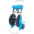 Kerti tömlőkocsi, Aquacraft 990051 Prémium, ezüst/kék, maximum 60 m 1/2" kerti tömlőhöz, acél és műanyag, kézi hajtókar, kerekes, szerszámtároló kosárral, tömlő nélkül